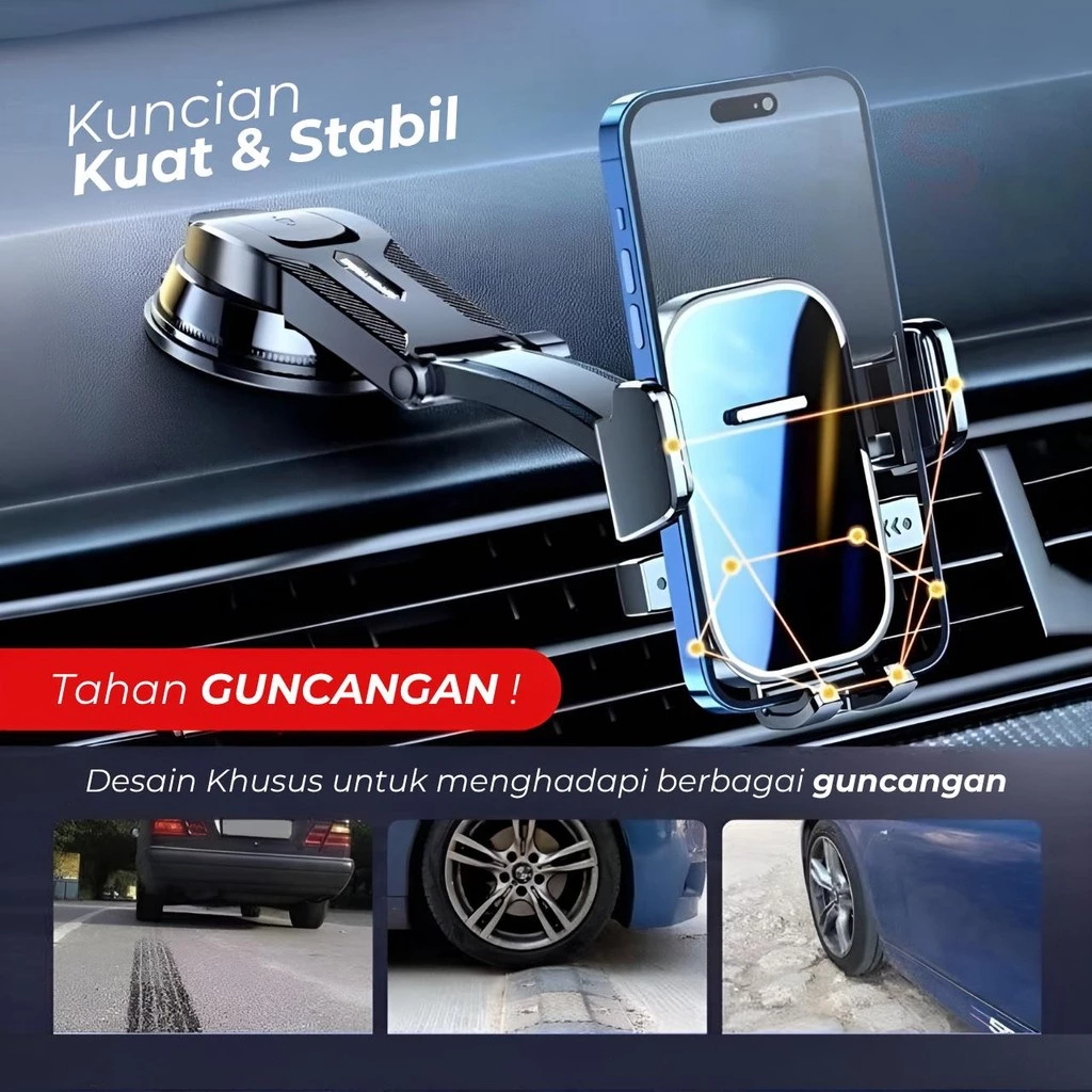 Cara Pasang Car Phone Holder