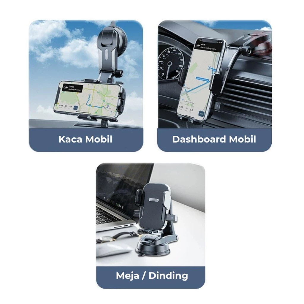 Cara Pasang Car Phone Holder