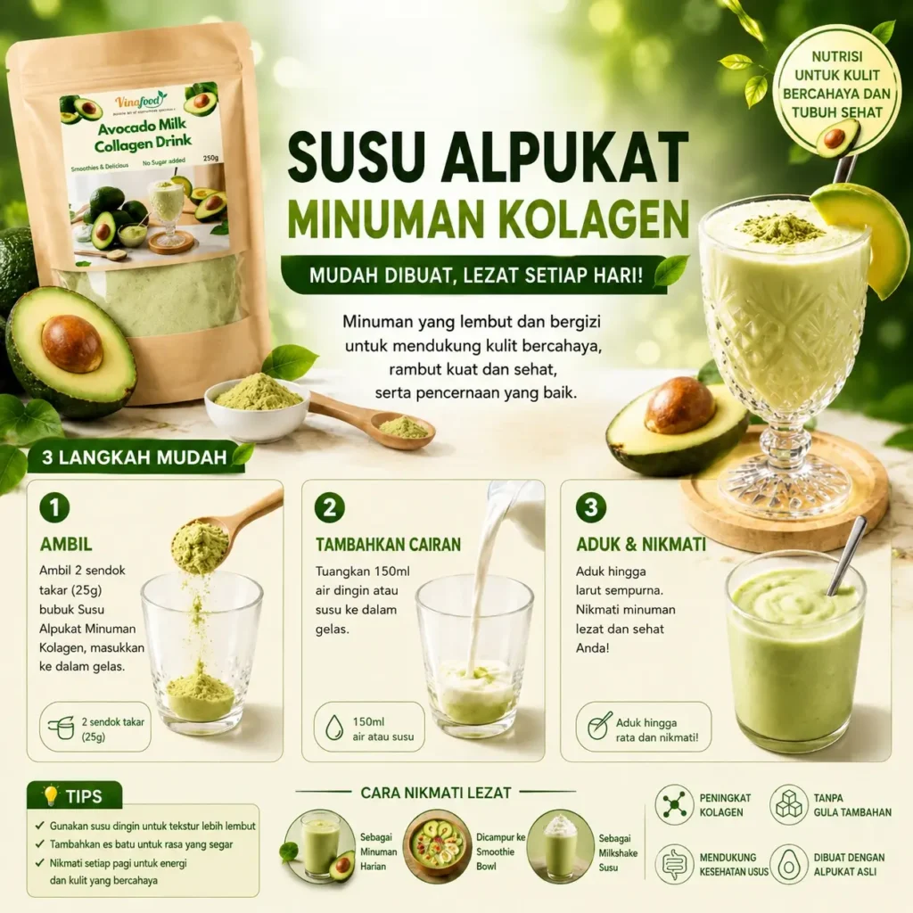 Manfaat Avocado Milk Collagen