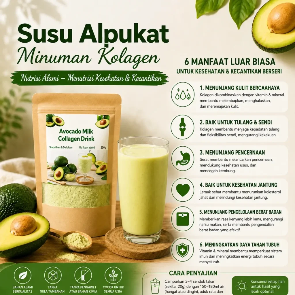 Keunggulan Avocado Milk Collagen