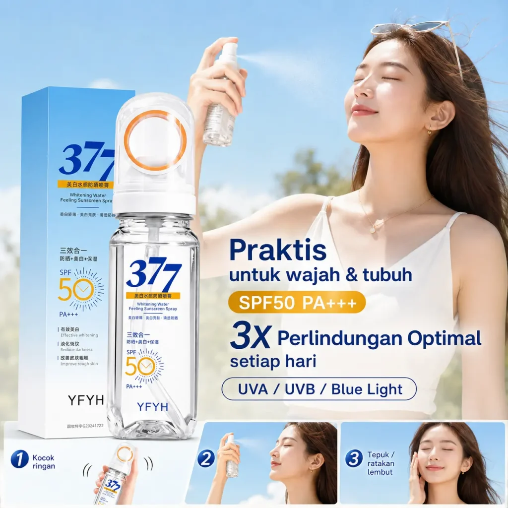 Cara Penggunaan Sunscreen