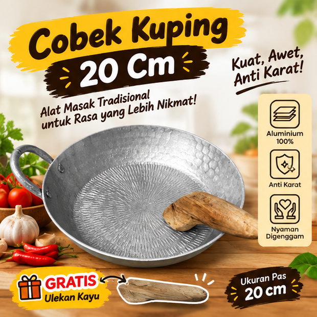 Cobek Kuping 20 Cm